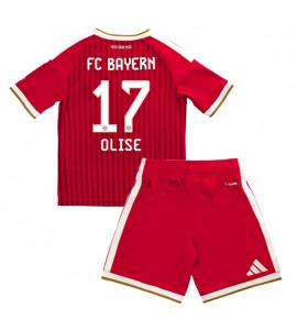 Bayern Munich Michael Olise #17 Jalkapallovaatteet Lasten Kotipeliasu 2026-27 Lyhythihainen (+ Lyhyet housut)